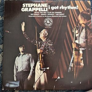 STEPHANE GRAPPELLI‎ "I GOT RHYTHM" LP 12" VINYL VG+ GYPSY JAZZ